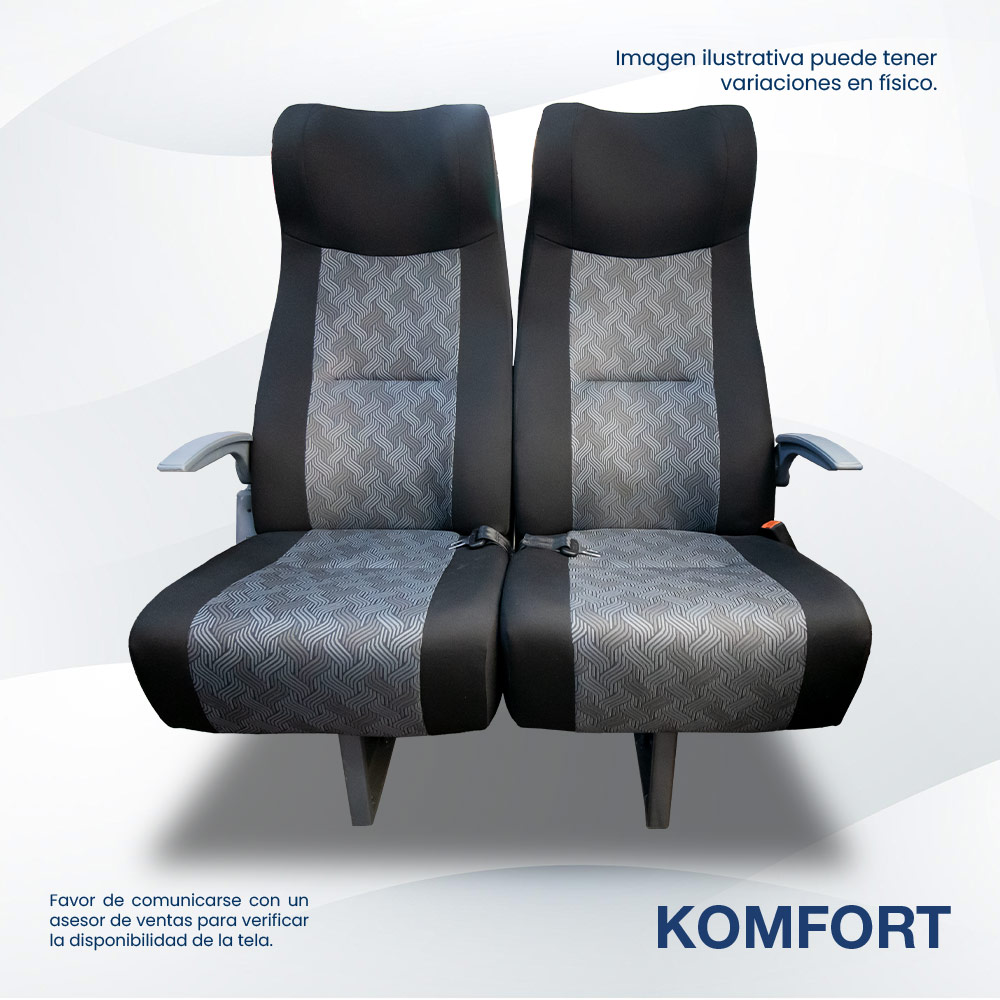 Características Asiento Komfort